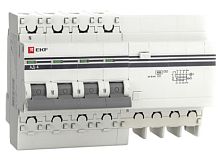 Дифференциальный автоматический выключатель АД-4 PROxima 4 полюса, 25А, Тип AC, х-ка C, 300мА | код. DA4-25-300-pro | EKF 
